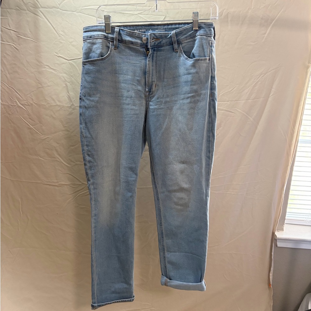 Old Navy Light Blue Womens  High Rise Jeans High Rise WOW Straight